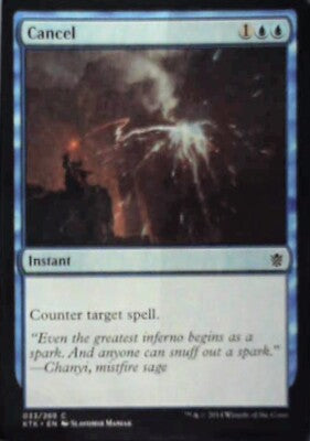 Cancel - Khans of Tarkir: #33, Magic: The Gathering Nm R244