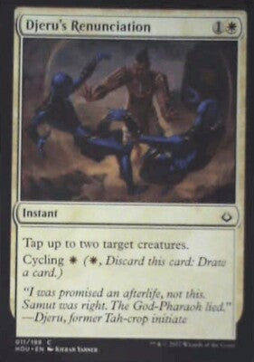 Djeru's Renunciation - Hour of Devastation: #11, Magic: The Gathering Nm R130