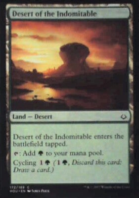 Desert of the Indomitable - Hour of Devastation: #172, MTG Nm R116
