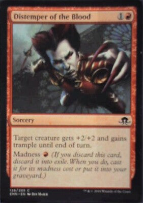 Distemper of the Blood - Eldritch Moon: #126, Magic: The Gathering Nm R148