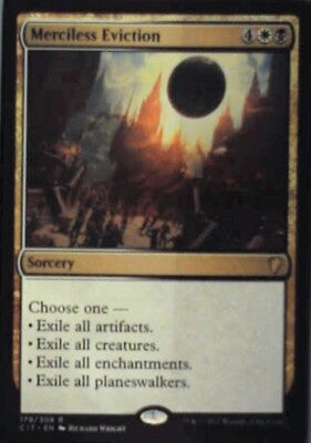 Merciless Eviction - Commander 2017: #179, Magic: The Gathering Nm R154