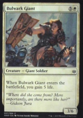 Bulwark Giant - War of the Spark: #7, Magic: The Gathering Nm C338