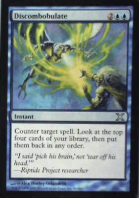 Discombobulate - 10th Edition: #81, Magic: The Gathering Nm R92