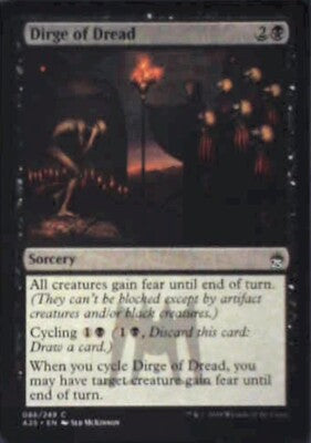 Dirge of Dread - Masters 25: #86, Magic: The Gathering Nm R130