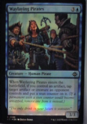 Waylaying Pirates - The Lost Caverns of Ixalan: #85, MTG - Foil Nm R248