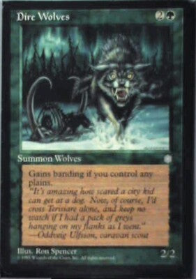 Dire Wolves - Ice Age: #230, Magic: The Gathering Lp R112