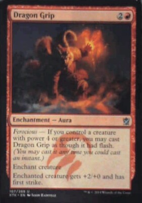 Dragon Grip - Khans of Tarkir: #107, Magic: The Gathering Nm R169