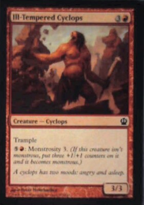 Ill-Tempered Cyclops - Theros: #125, Magic: The Gathering Nm R225