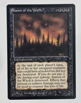 Season Of The Witch The Dark Near Mint NM MTG Magic The Gathering A