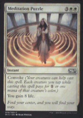 Meditation Puzzle - Magic 2015 (M15): #19, Magic: The Gathering Nm R241