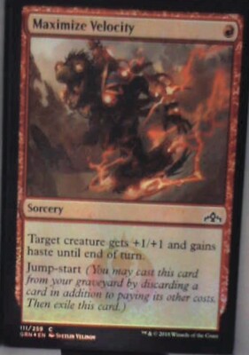 Maximize Velocity - Guilds of Ravnica: #111, Magic: The Gathering - Foil Nm R246