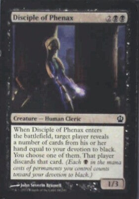 Disciple of Phenax - Theros: #84, Magic: The Gathering Lp R38