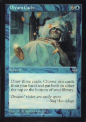 Dream Cache - Mirage: #62, Magic: The Gathering Nm R216