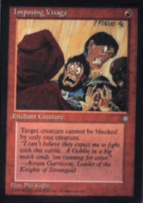 Imposing Visage - Ice Age: #193, Magic: The Gathering Nm R195