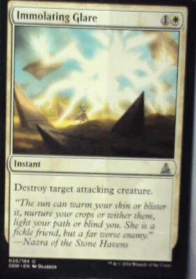 Immolating Glare - Oath of the Gatewatch: #20, Magic: The Gathering Nm R243