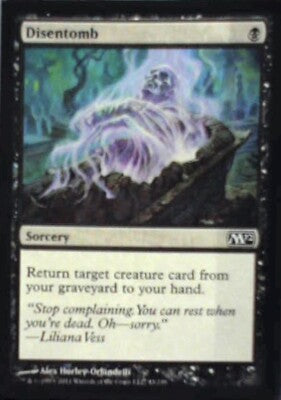 Disentomb - Magic 2010 (M10): #92, Magic: The Gathering Nm R123