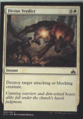 Divine Verdict - Rivals of Ixalan: #5, Magic: The Gathering Nm R130
