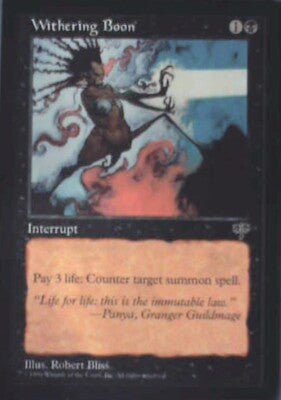 Withering Boon - Mirage: #152, Magic: The Gathering Nm R107