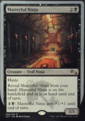 Masterful Ninja - Unstable: #60, Magic: The Gathering Nm R237