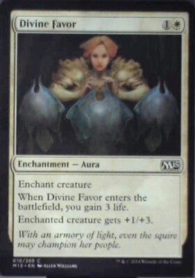 Divine Favor - Magic 2015 (M15): #10, Magic: The Gathering Nm R240