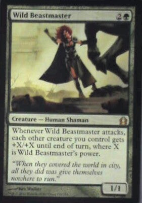 Wild Beastmaster - Return to Ravnica: #139, Magic: The Gathering Lp R36