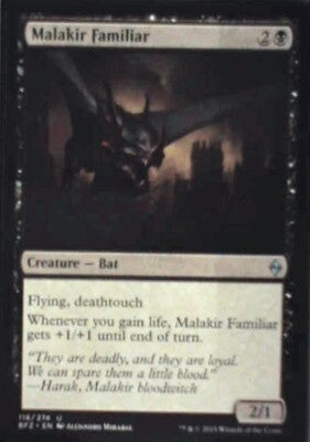 Malakir Familiar - Battle for Zendikar: #116, Magic: The Gathering Nm R151