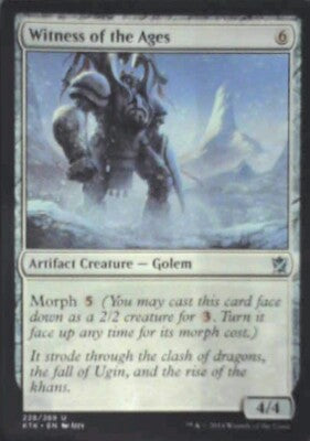 Witness of the Ages - Khans of Tarkir: #228, Magic: The Gathering Nm R157