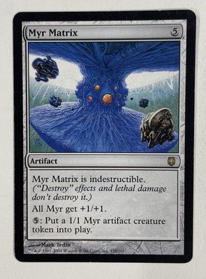 Myr Matrix Darksteel Near Mint NM MTG Magic The Gathering C