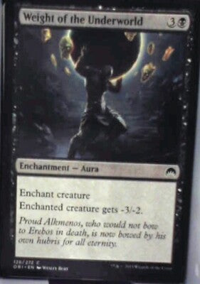 Weight of the Underworld - Magic Origins: #126, Magic: The Gathering Lp R38
