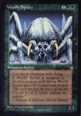 Woolly Spider - Ice Age: #279, Magic: The Gathering Nm R196