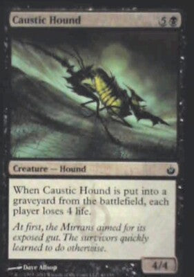 Caustic Hound - Mirrodin Besieged: #40, Magic: The Gathering Nm R203