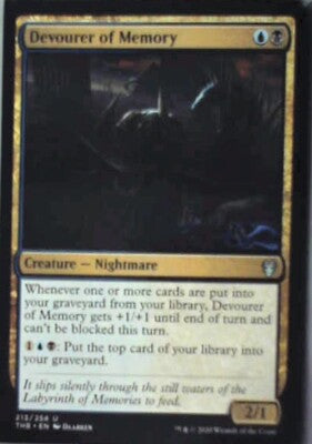 Devourer of Memory - Theros Beyond Death: #213, Magic: The Gathering Nm R203