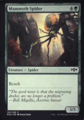 Mammoth Spider - Ravnica Allegiance: #132, Magic: The Gathering Nm R110
