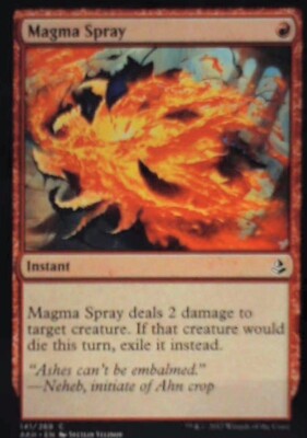 Magma Spray - Amonkhet: #141, Magic: The Gathering Nm R217