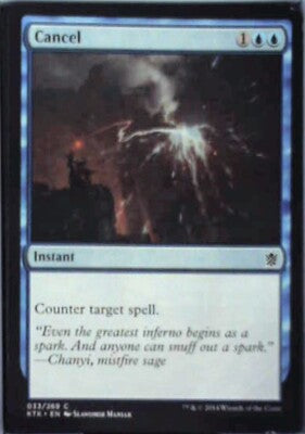 Cancel - Khans of Tarkir: #33, Magic: The Gathering Nm R165