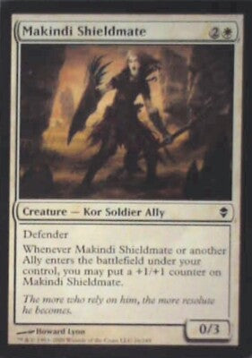 Makindi Shieldmate - Zendikar: #26, Magic: The Gathering Nm R176