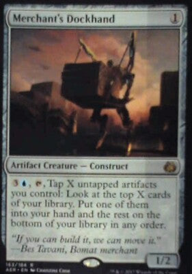 Merchant's Dockhand - Aether Revolt: #163, Magic: The Gathering Nm R141