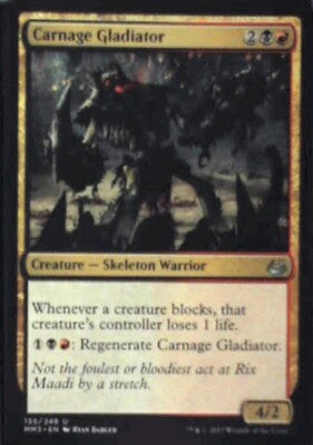 Carnage Gladiator - Modern Masters 2017: #155, Magic: The Gathering Nm R170