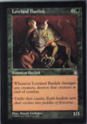 Lowland Basilisk - Stronghold: #109, Magic: The Gathering Lp R112