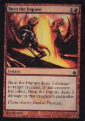 Burn the Impure - Mirrodin Besieged: #59, Magic: The Gathering Nm R149