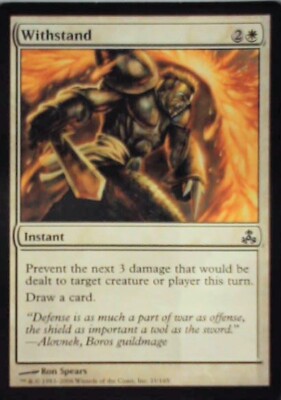 Withstand - Guildpact: #21, Magic: The Gathering Nm R88