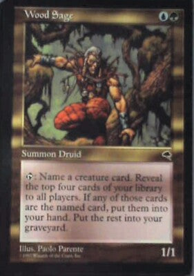 Wood Sage - Tempest: #275, Magic: The Gathering Nm R95