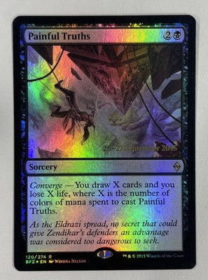Painful Truths Foil Battle For Zendikar Near Mint NM MTG Magic The Gathering B