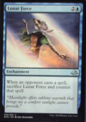 Lunar Force - Eldritch Moon: #68, Magic: The Gathering Nm R150
