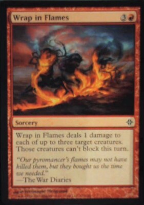 Wrap in Flames - Rise of the Eldrazi: #173, Magic: The Gathering Nm R193