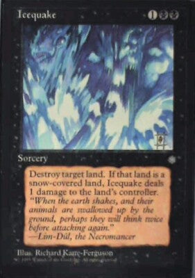 Icequake - Ice Age: #134, Magic: The Gathering Nm R83