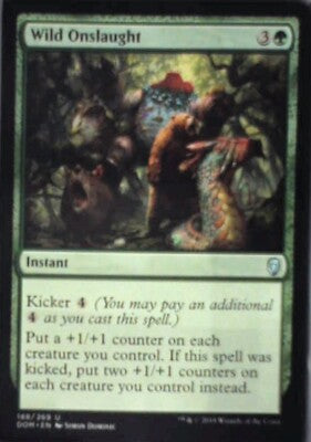 Wild Onslaught - Dominaria: #188, Magic: The Gathering Nm R142