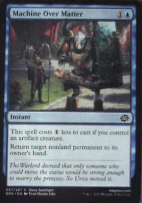 Machine Over Matter - The Brothers' War: #57, Magic: The Gathering Nm R184