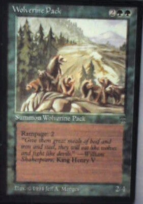 Wolverine Pack - Legends: #214, Magic: The Gathering Nm R114