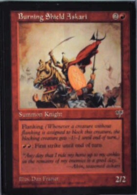 Burning Shield Askari - Mirage: #162, Magic: The Gathering Nm R138